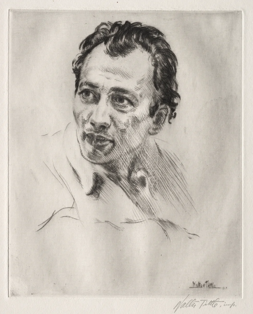 Henri Caro-Delvaille, No. 2 by Walter Tittle, print, 1910