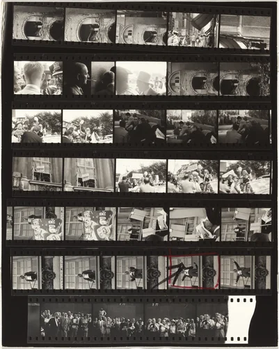 Convention 25/Americans 3--Political rally, Chicago by Robert Frank, photograph, 1956