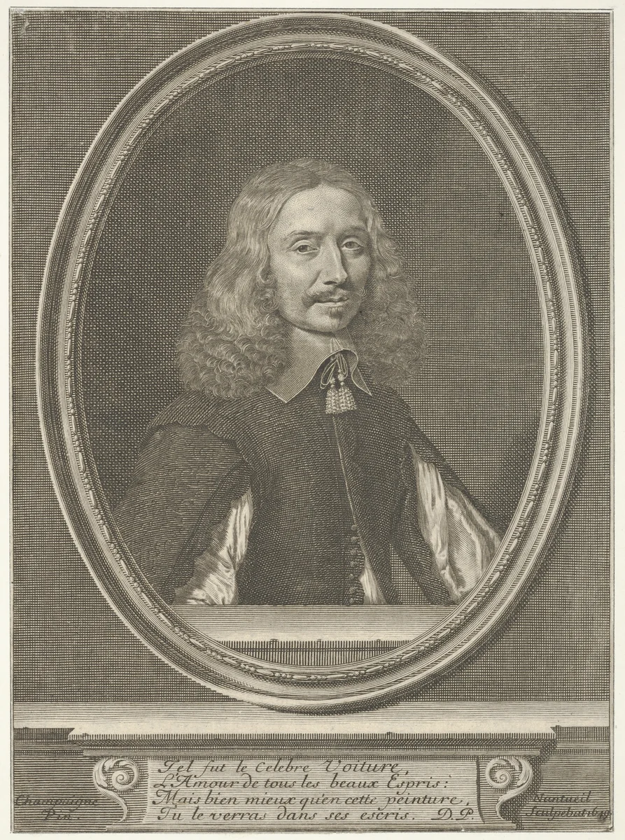 Vincent Voiture by Robert Nanteuil, print, 1649