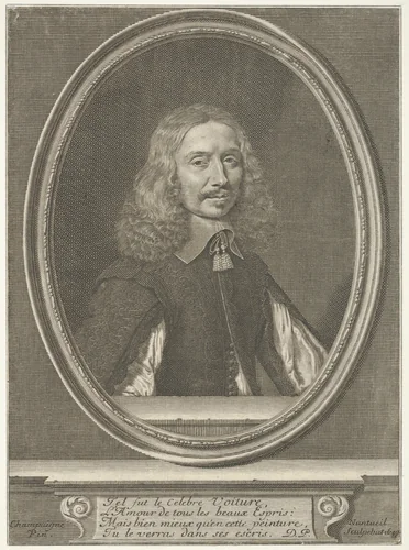 Vincent Voiture by Robert Nanteuil, print, 1649