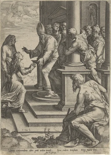 Presentatie van Maria by Unknown, print, 1570