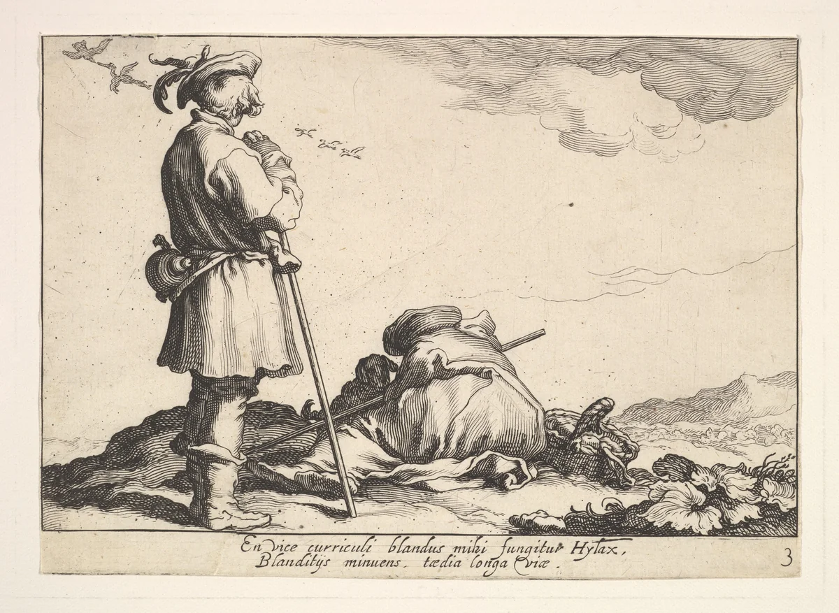 Pleasures of Occupation by Cornelis Bloemaert, print, 1620-1684
