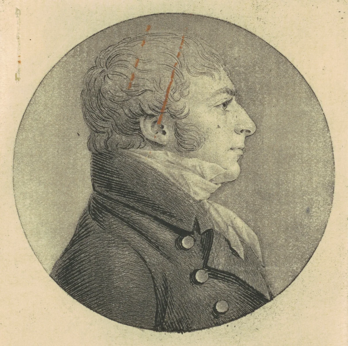 John Carlyle Herbert by Charles B. J. Févret de Saint-Mémin, print, 1807