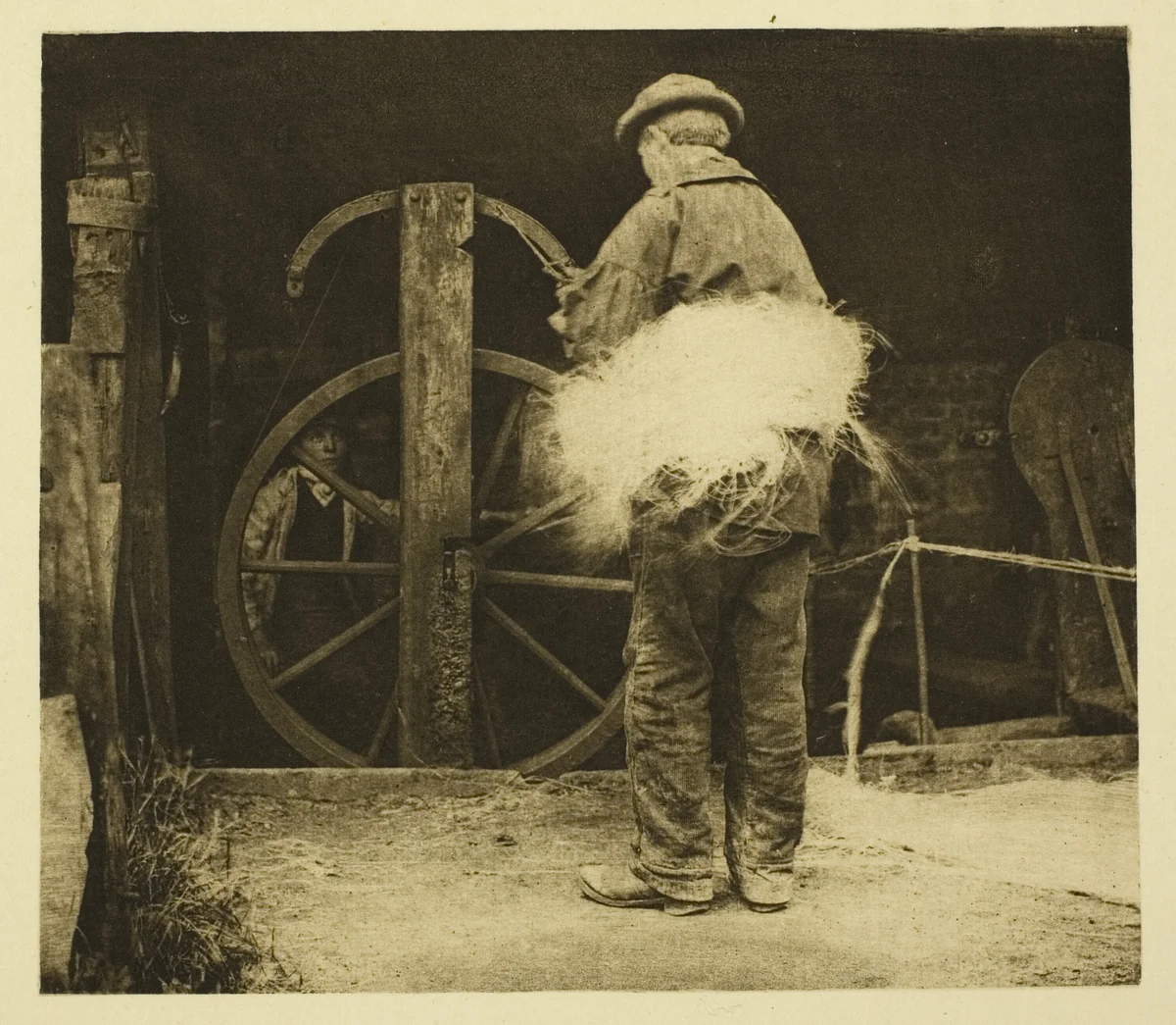 Rope-Spinning by Peter Henry Emerson, photograph, 1887