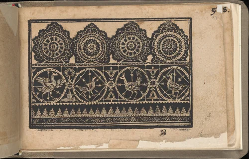 Schön newes Modelbuch (Page 97r) by Sigismundus Latomus, book, 1608