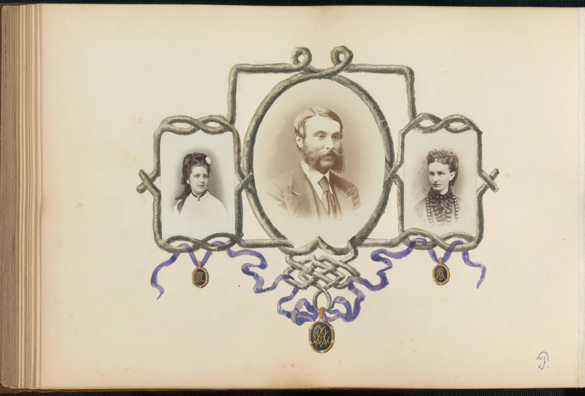 The Madame B Album by Marie-Blanche Hennelle Fournier, photograph, 1870-1879