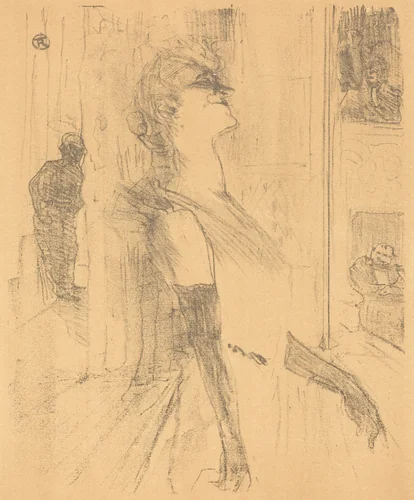 On the Stage (Sur la scène) by Henri de Toulouse-Lautrec, print, 1898