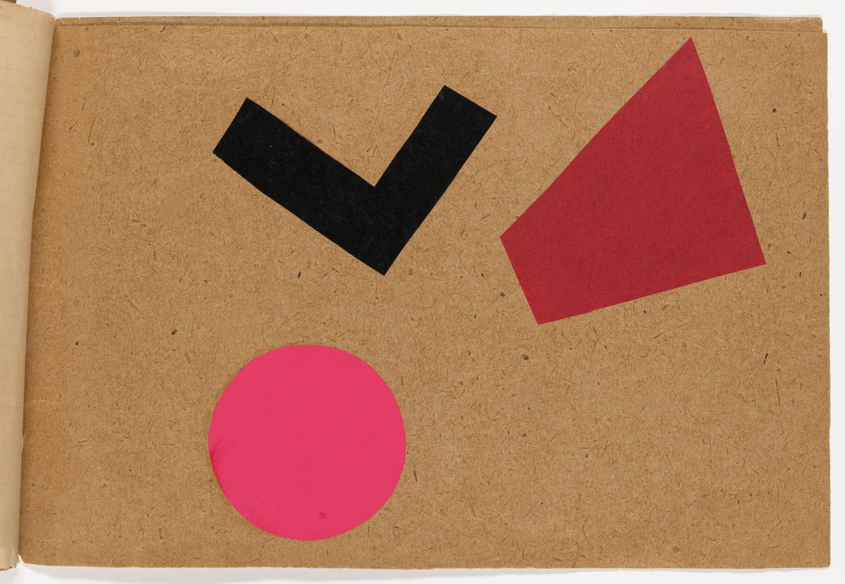 Untitled from 1918 by Aleksei Kruchenykh, illustrated book, 1917