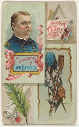 A Short History: General Winfield S. Hancock, from the Histories of Generals series (N114) issued by W. Duke, Sons & Co. to promote Honest Long Cut Smoking and Chewing Tobacco by W. Duke, Sons & Co., print, 1888