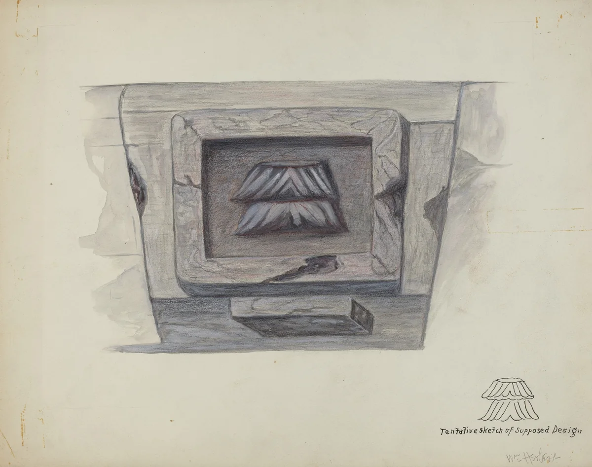 Keystone Design by William Herbert, index of american design, 1936