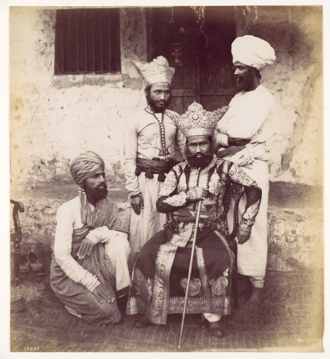 [Four East Indian Men] by Francis Frith, photograph, 1870-1879