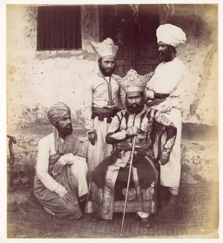 [Four East Indian Men] by Francis Frith, photograph, 1870-1879