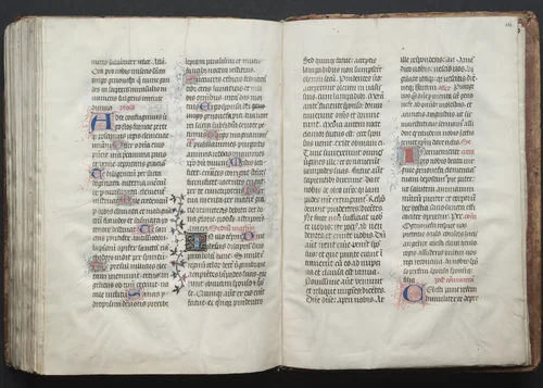 The Gotha Missal: Fol. 162r, Text by Master of the Boqueteaux, book, 1370-1380