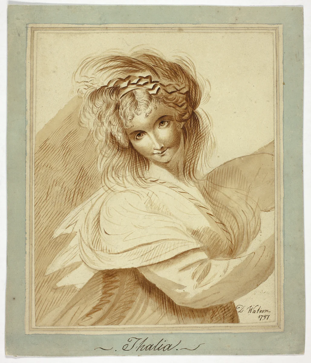 Thalia by D. Watson, drawing, 1792-1802