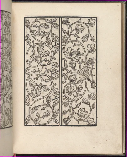Page from Ein new kunstlich Modelbuch...(Page 16r) by Peter Quentel, book, 1544
