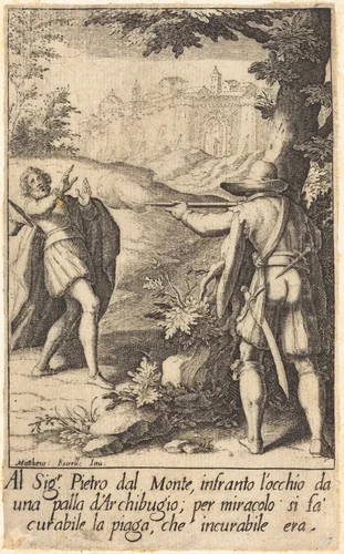 Pietro dal Monte by Jacques Callot; Matteo Rosselli, print, 1619