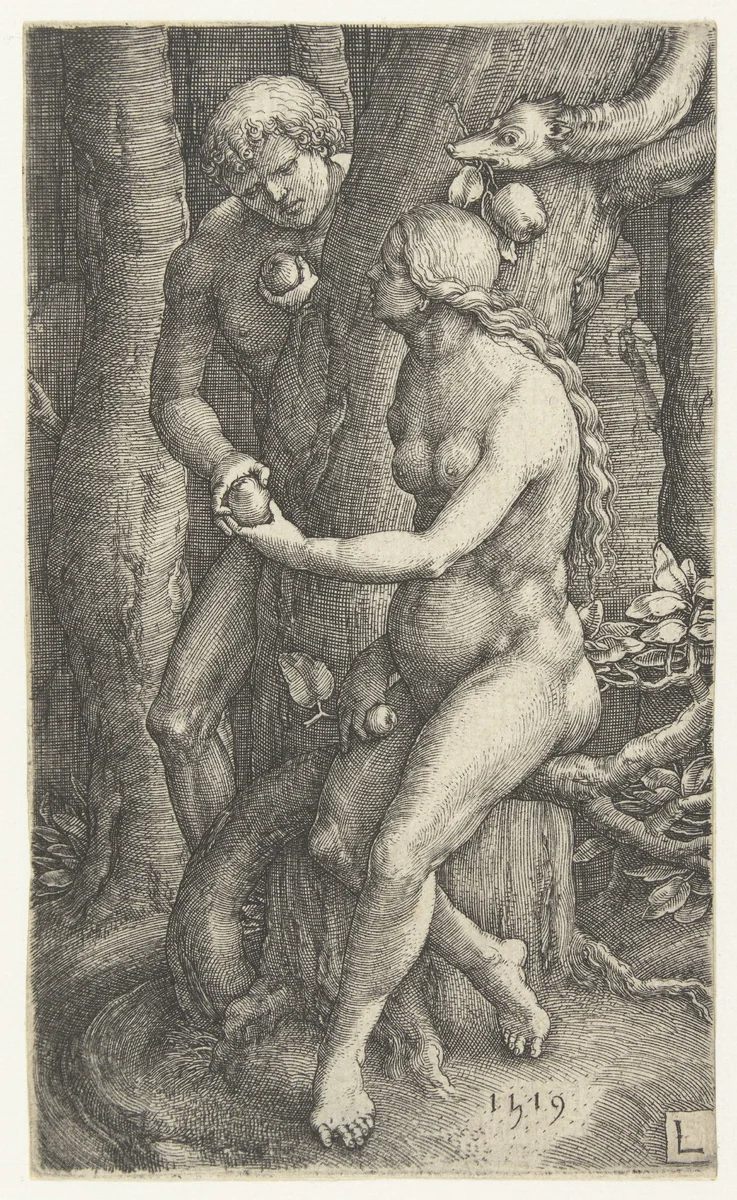 De zondeval by Unknown, print, 1519