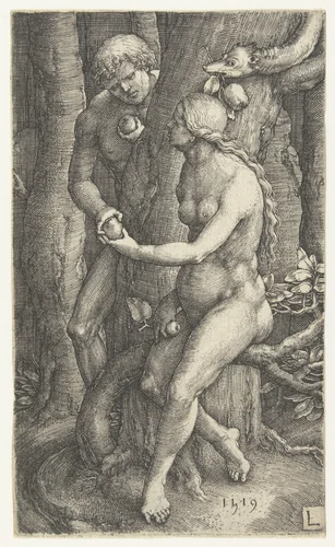 De zondeval by Unknown, print, 1519