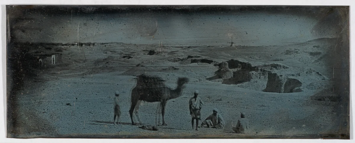 Desert near Alexandria (74. Près d’Alexandrie. Le désert. 1842.) by Joseph-Philibert Girault de Prangey, photograph, 1842
