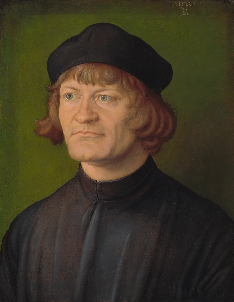 Portrait of a Clergyman (Johann Dorsch?) by Albrecht Dürer, painting, 1516