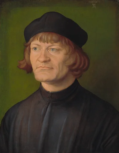 Portrait of a Clergyman (Johann Dorsch?) by Albrecht Dürer, painting, 1516