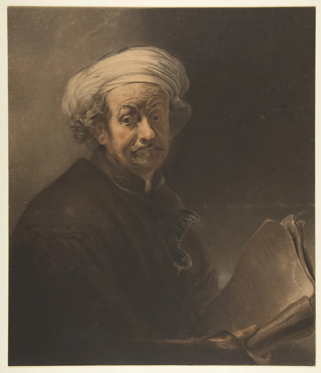 Portrait of Rembrandt as St. Paul by Rembrandt van Rijn, print, 1615-1960