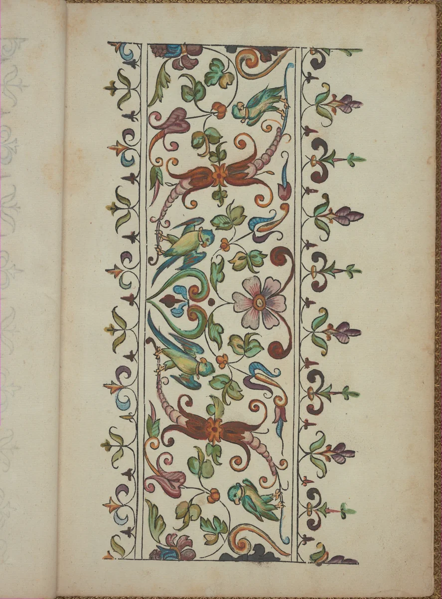 New Modelbüch (Page 5r) by Andreas Bretschneider, book, 1615