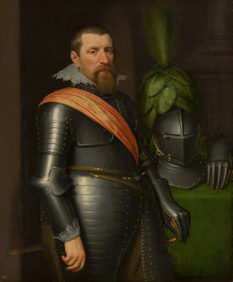 Portrait of an Officer by Jan Anthonisz. van Ravesteyn, painting, 1611