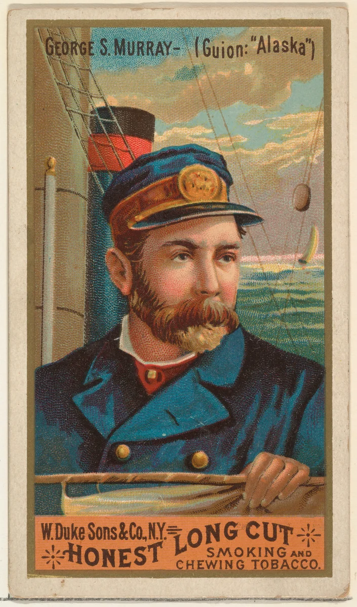 George S. Murray, from the Sea Captains series (N127) issued by Duke Sons & Co. to promote Honest Long Cut Tobacco by W. Duke, Sons & Co., print, 1887