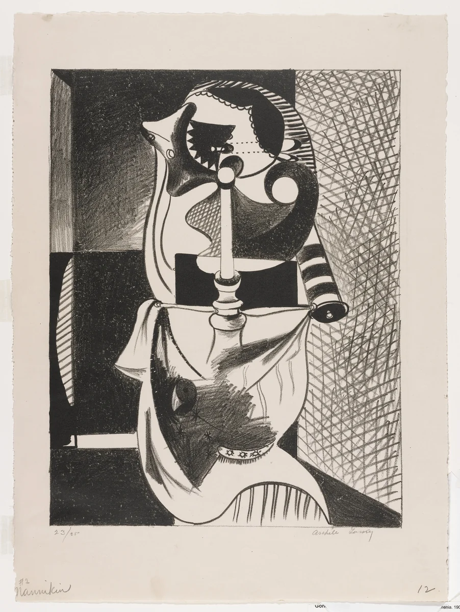 Mannikin by Arshile Gorky, print, 1931
