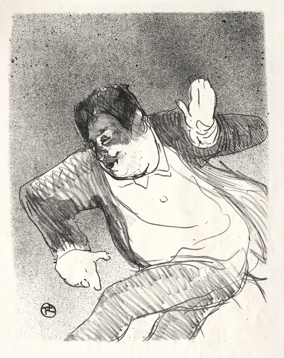 Caudieux by Henri de Toulouse-Lautrec, print, 1893