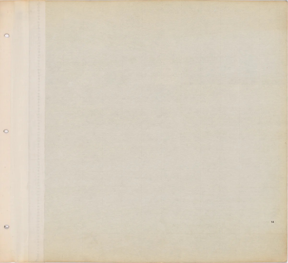 Text page with illustration numbers by Robert Frank, print, 1952