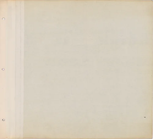 Text page with illustration numbers by Robert Frank, print, 1952