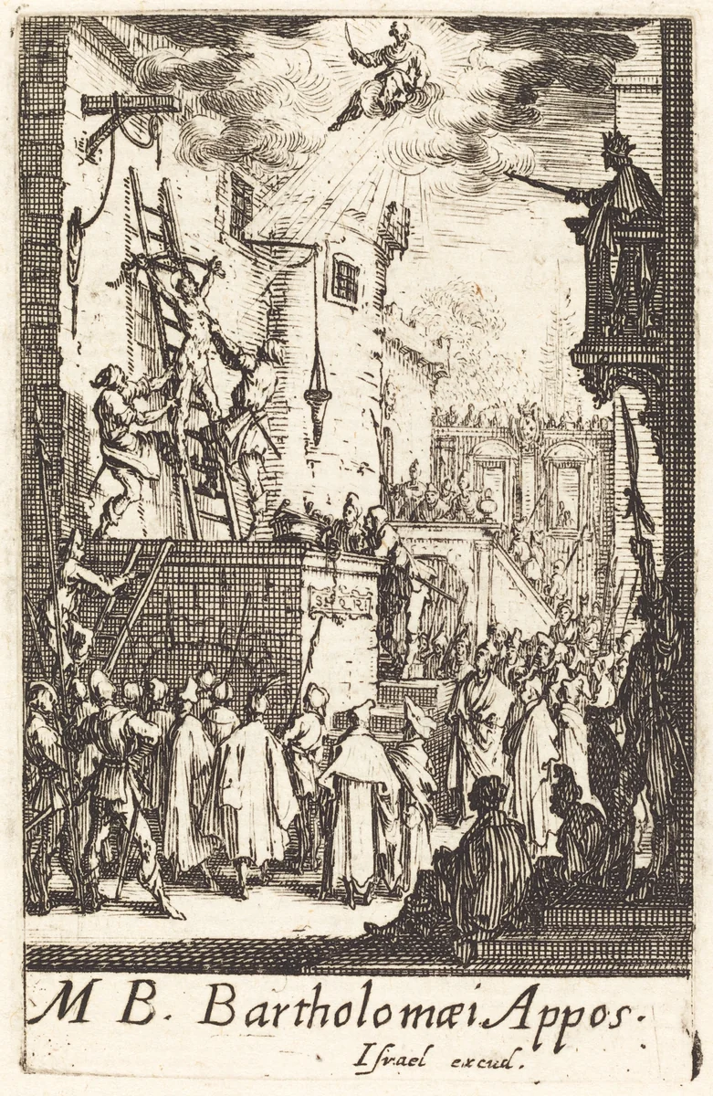 The Martyrdom of Saint Bartholomew by Jacques Callot, print, 1634-1635