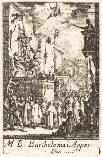 The Martyrdom of Saint Bartholomew by Jacques Callot, print, 1634-1635