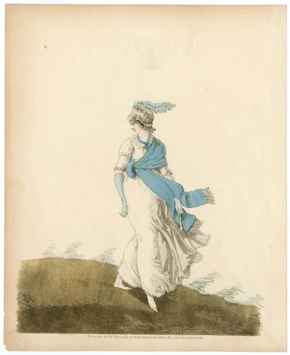 Fashion plate by Nicolaus Heideloff, artwork, 1800