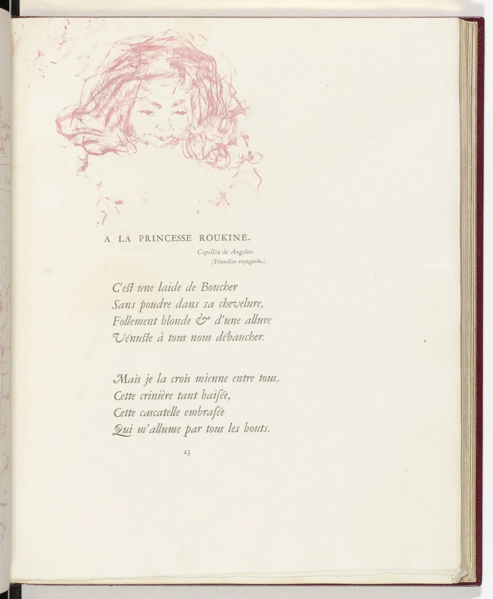 In-text plate (page 23) from Parallèlement (In Parallel) by Pierre Bonnard, illustrated book, 1900