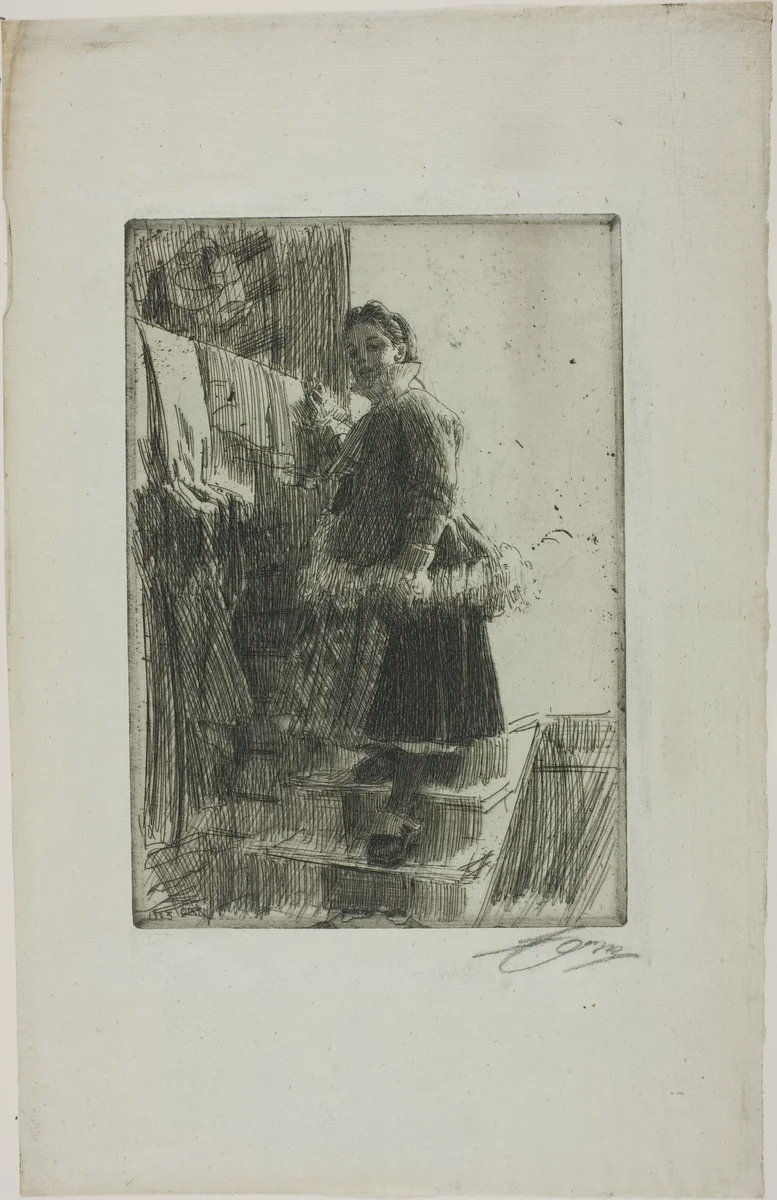 The Storehouse by Anders Zorn, print, 1903