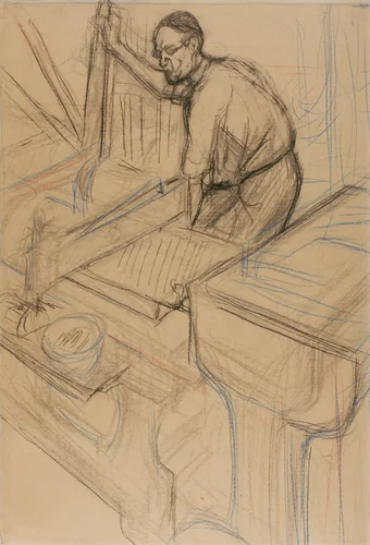 Study by Henri de Toulouse-Lautrec, drawing, 1883-1901