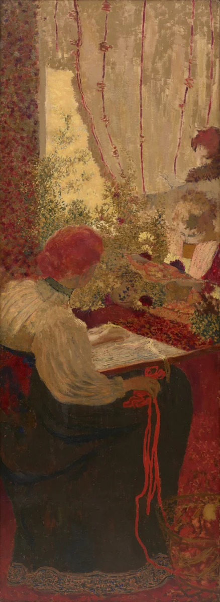 Embroidery by Édouard Vuillard, painting, 1895