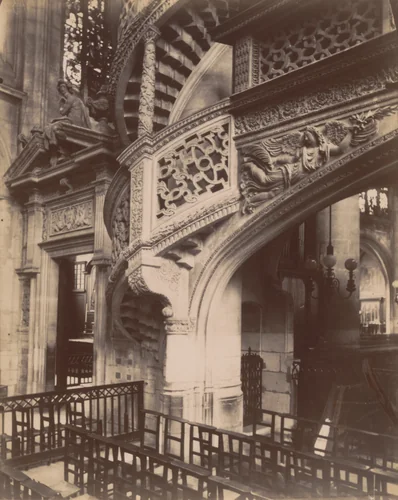 Saint-Étienne-du-Mont by Eugène Atget, photograph, 1912