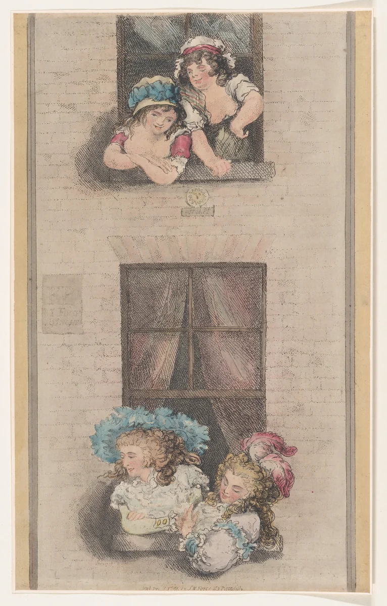 Maids and Mistresses by Thomas Rowlandson, print, 1791