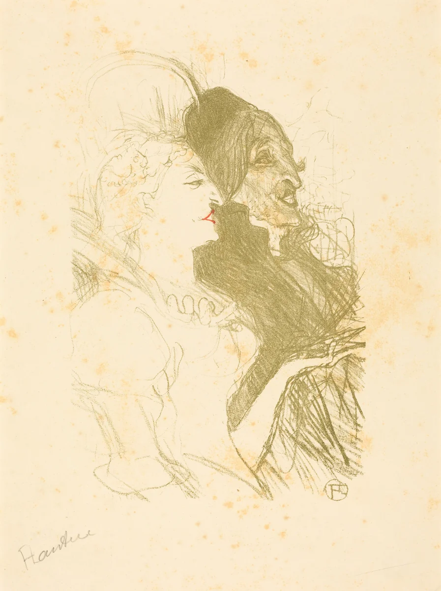 Carnival (Carnaval) by Henri de Toulouse-Lautrec, print, 1894