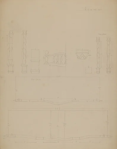 Chair by American 20th Century, index of american design, 1935-1942