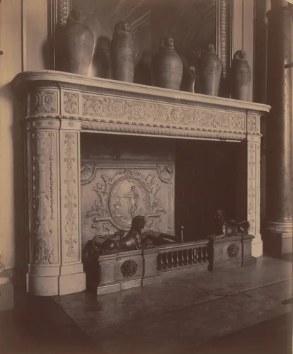 Louvre (cheminée) by Eugène Atget, photograph, 1908