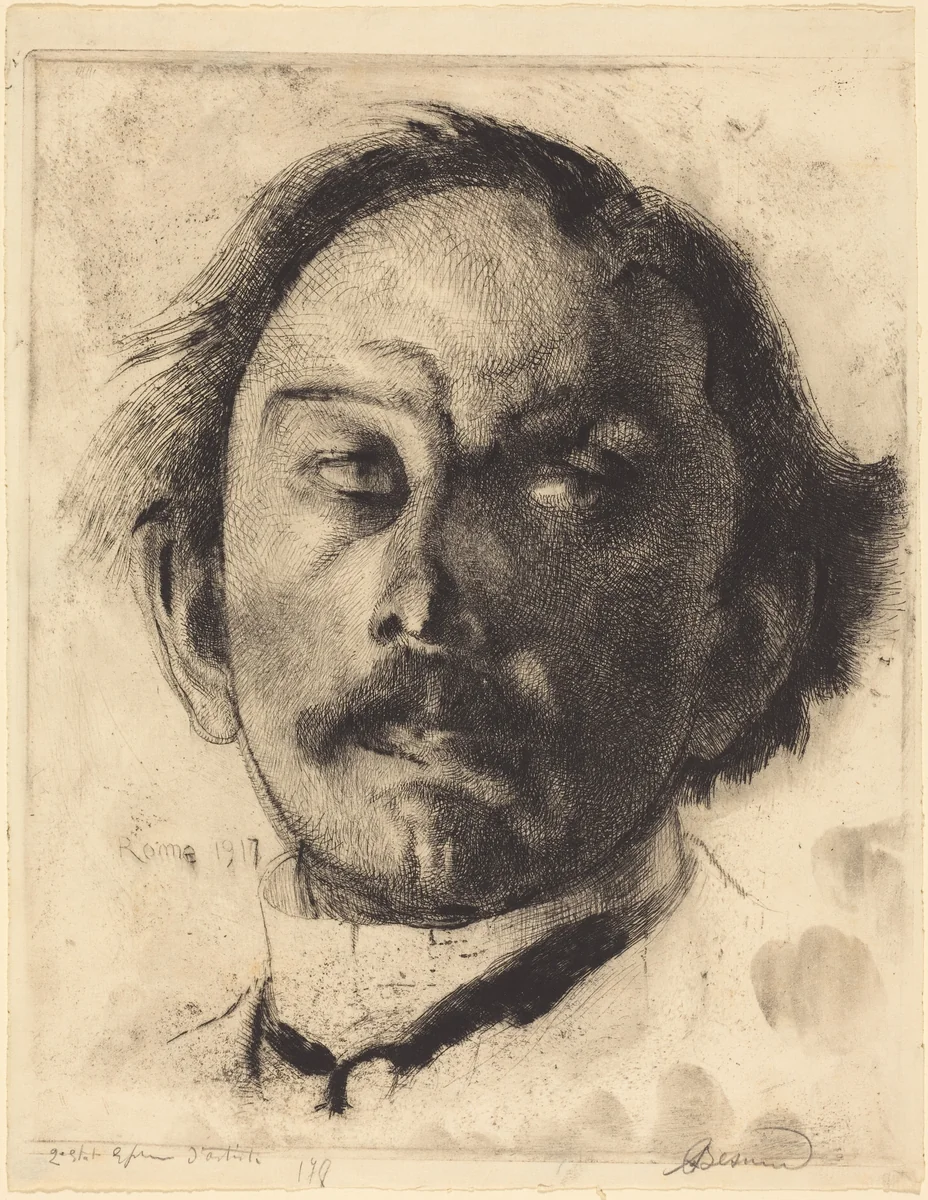 Jules Destrée by Albert Besnard, print, 1917