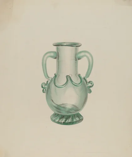 Vase by Michael Fenga, index of american design, 1935-1942