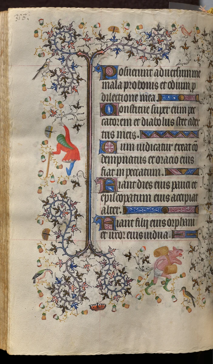 Hours of Charles the Noble, King of Navarre (1361-1425): fol. 174v, Text by Master of the Brussels Initials and Associates, book, 1400-1410