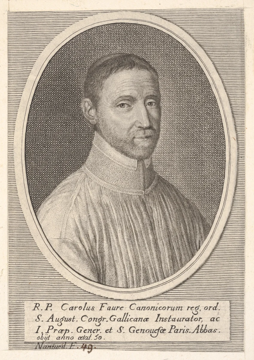 Charles Faure by Robert Nanteuil, print, 1643-1653