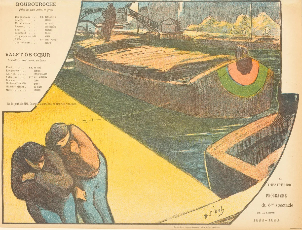 Boubouroche; Valet de coeur by Henri Gabriel Ibels, print, 1893